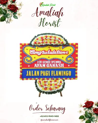 Bunga Papan Congratulation di Bocek